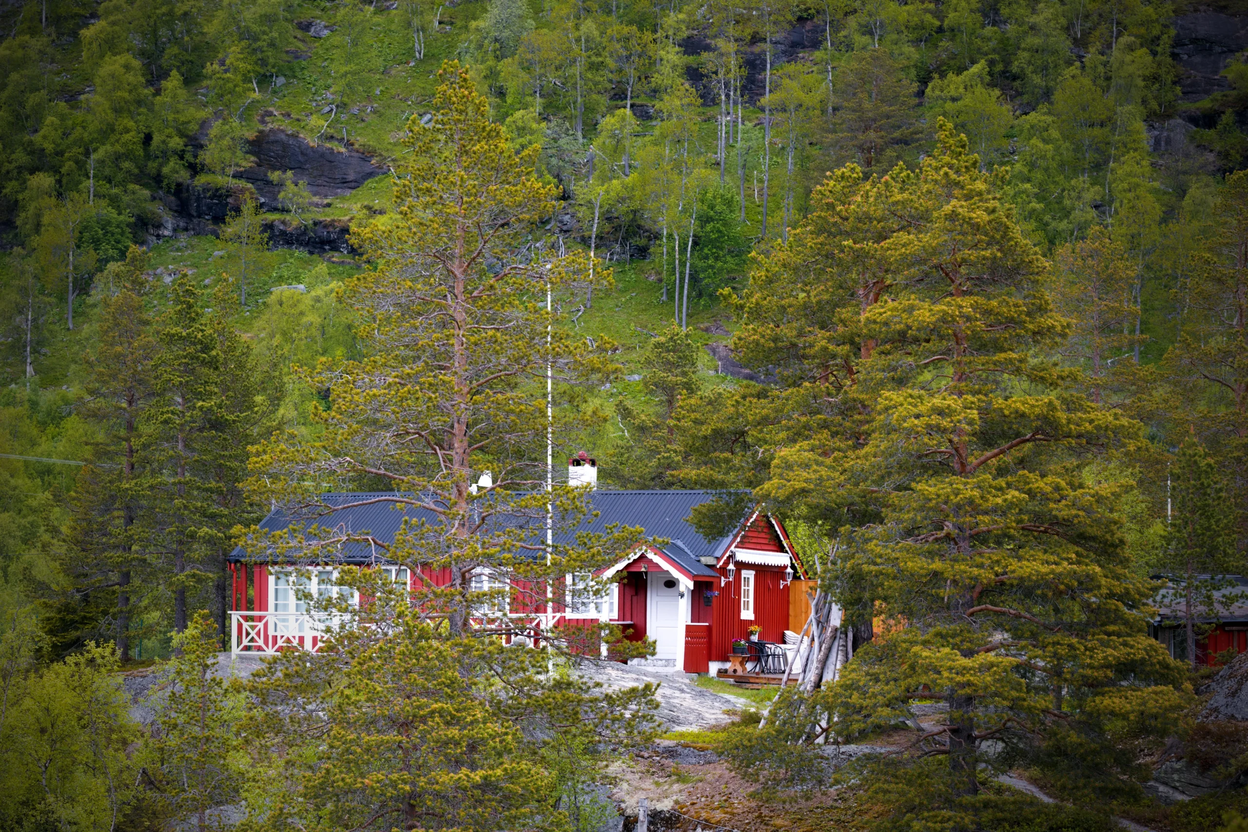 Exempel på Fasadmålning utfört av företaget